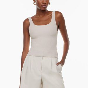 Babaton Sculpt Knit Squareneck Tank Size L